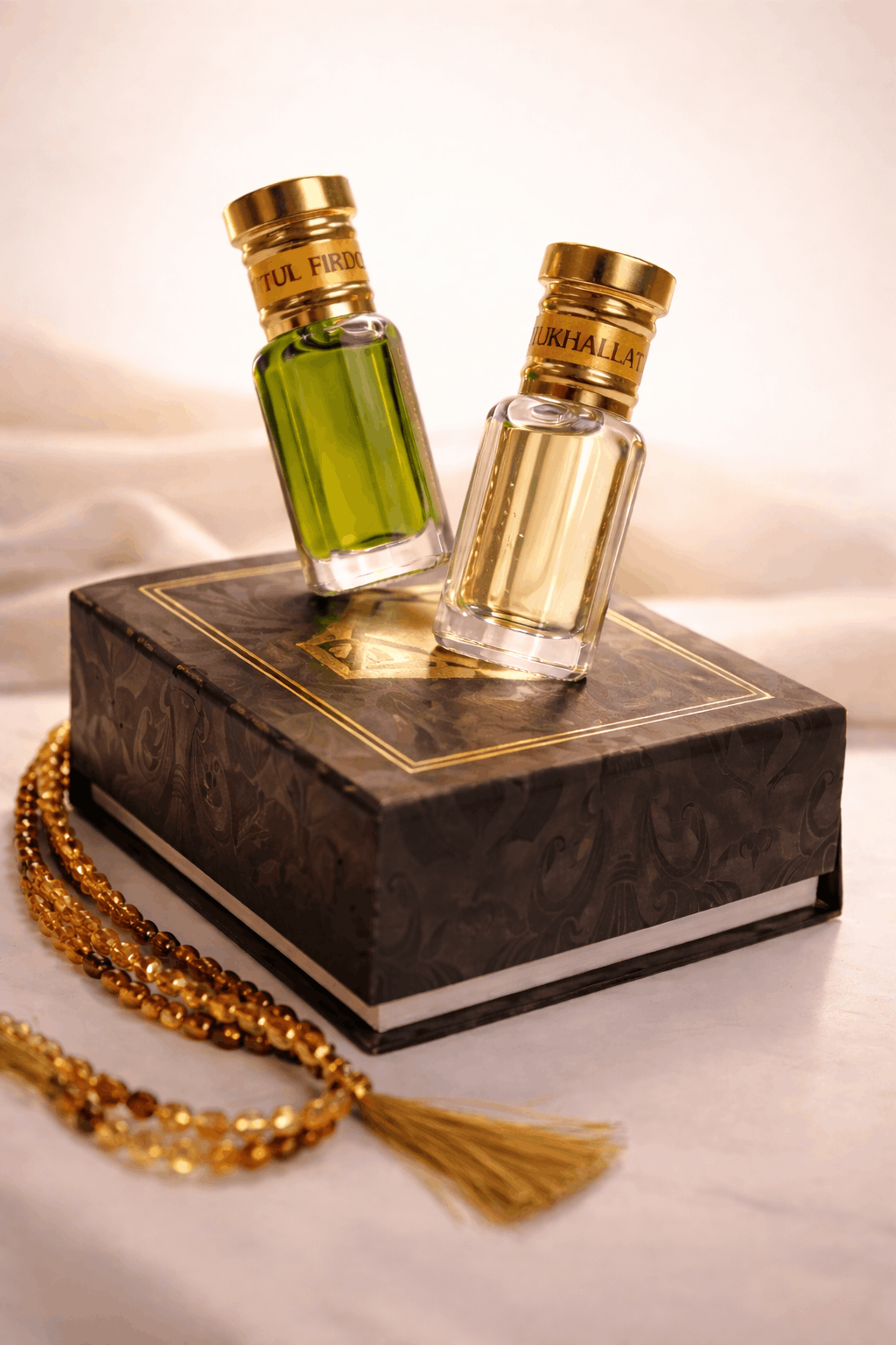 Jannatul Firdous and Mukhallat (6 ML Each) Long Lasting Exotic Attars (Pack of 2)